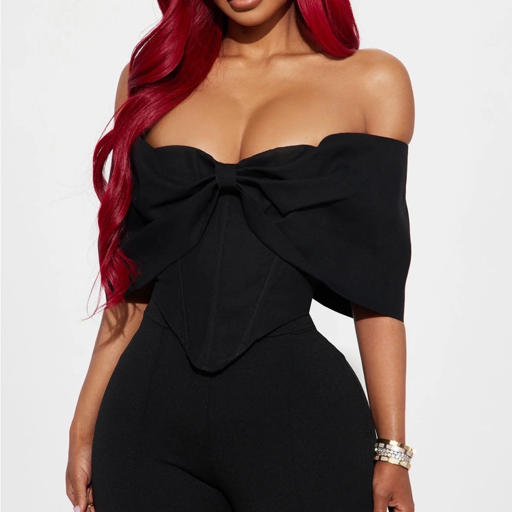 Lorelai bow corset top